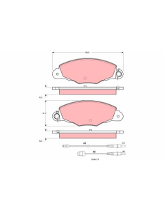PAST FRENO TRW GDB-1336 - 2659.04