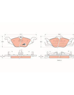 PAST FRENO TRW GDB-1351 - 2684.02