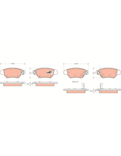 PAST FRENO TRW GDB-1352 - 2685.02
