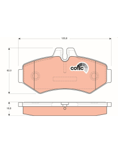 PAST FRENO TRW GDB-1399 - 2733.00