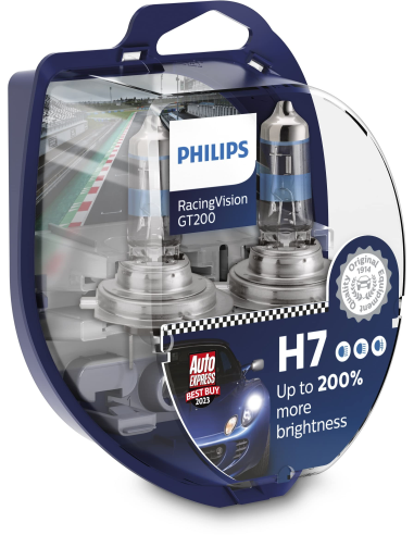 JGO. LAMPARAS H7 PHILIPS RACING VISION
