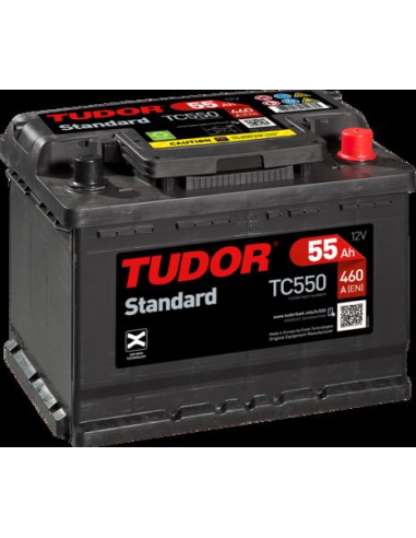 BATERIA TUDOR 55 AH. + DR.