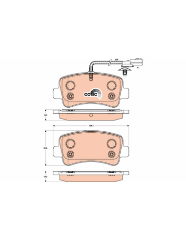 PAST. FRENO TRW GDB1903