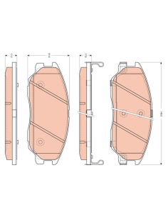 PAST. FRENO TRW GDB3412