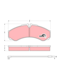 PAST FRENO TRW GDB-1609 - 2651.02